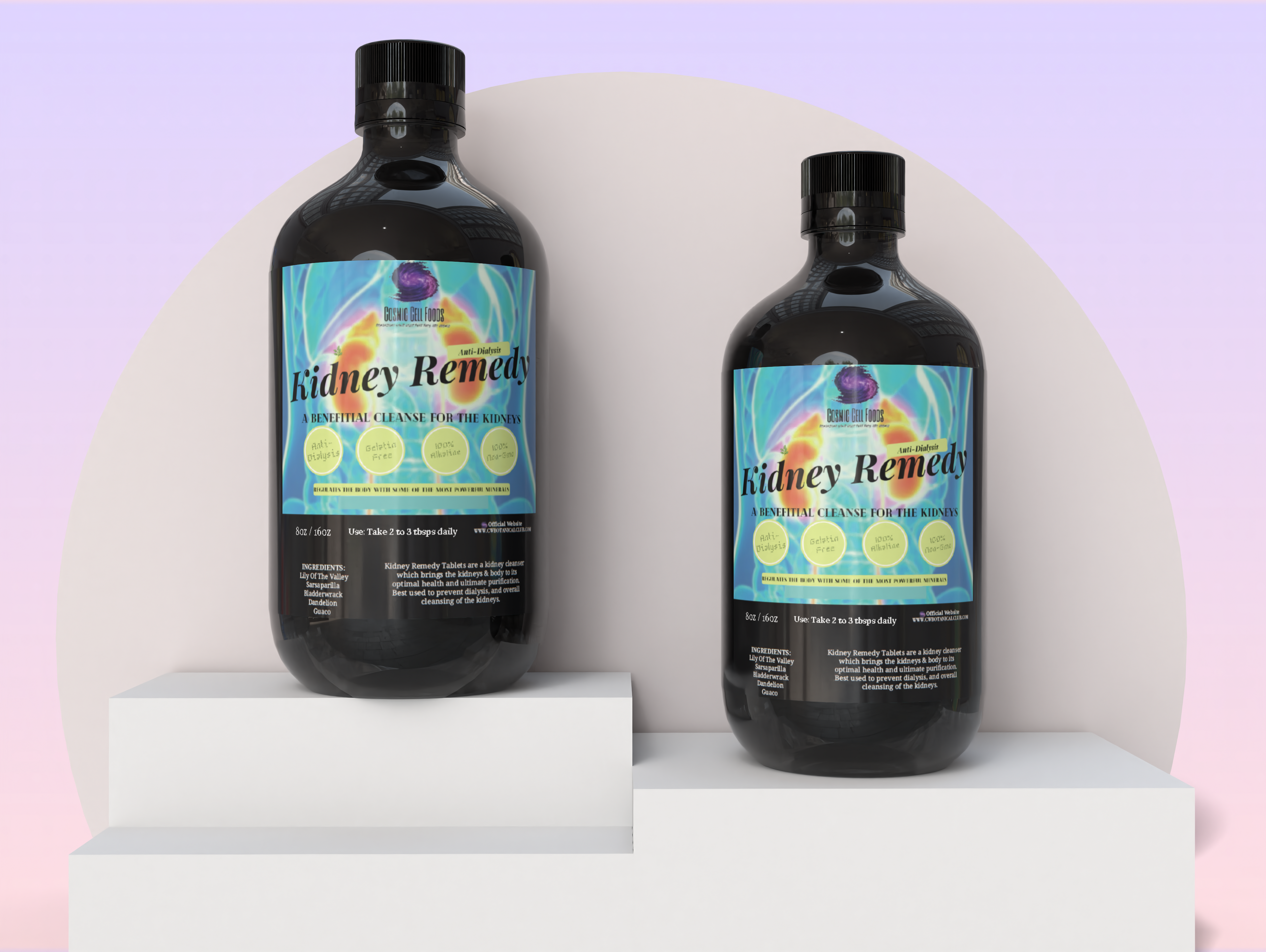 Kidney Remedy Herbal Therapy Bundle - Kidney Cleanse, Best For Dialysis (Save $220)