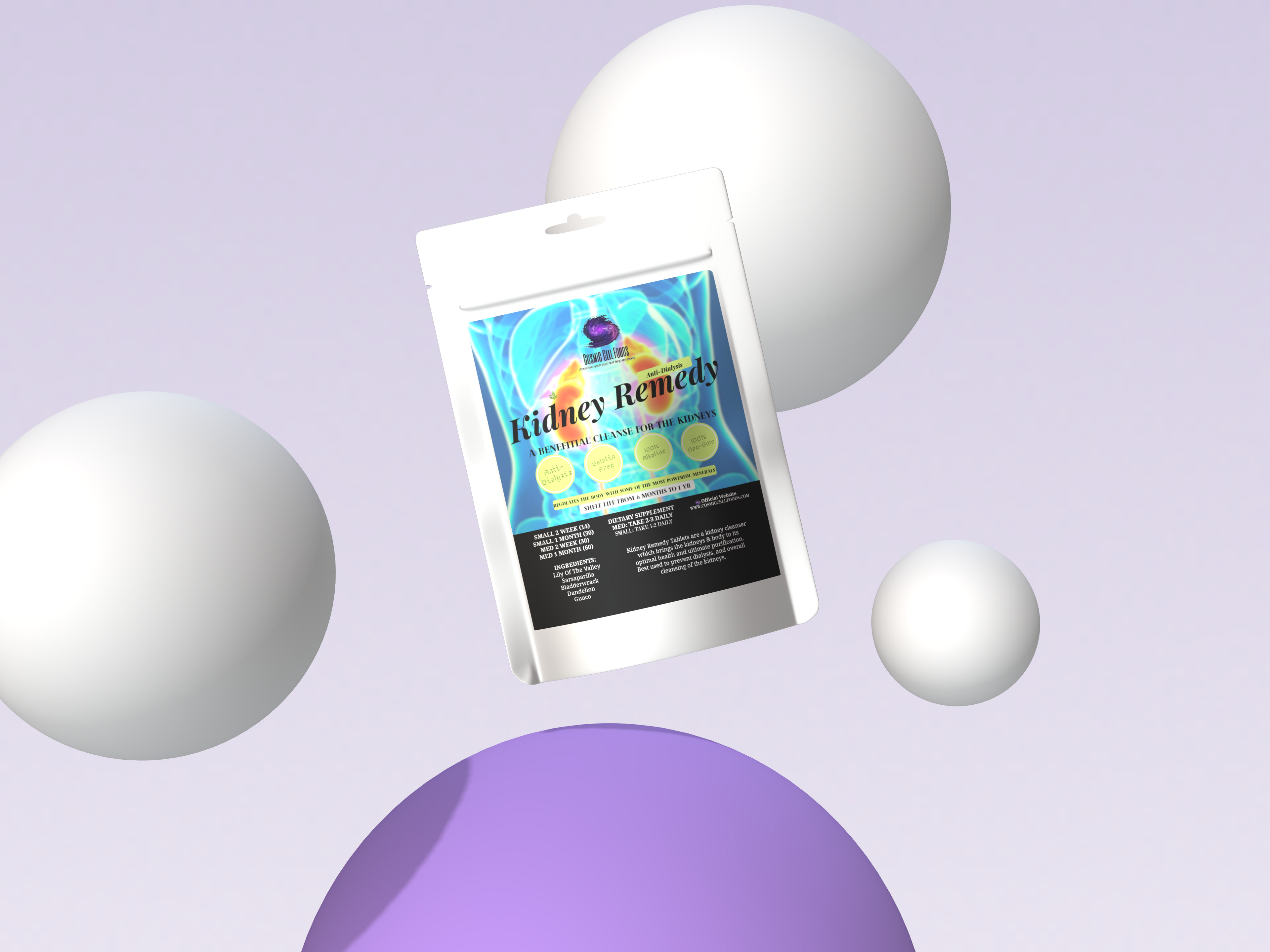 Kidney Remedy Cellular Therapy Cleanse - Kidney Cleanse, Best For Dialysis