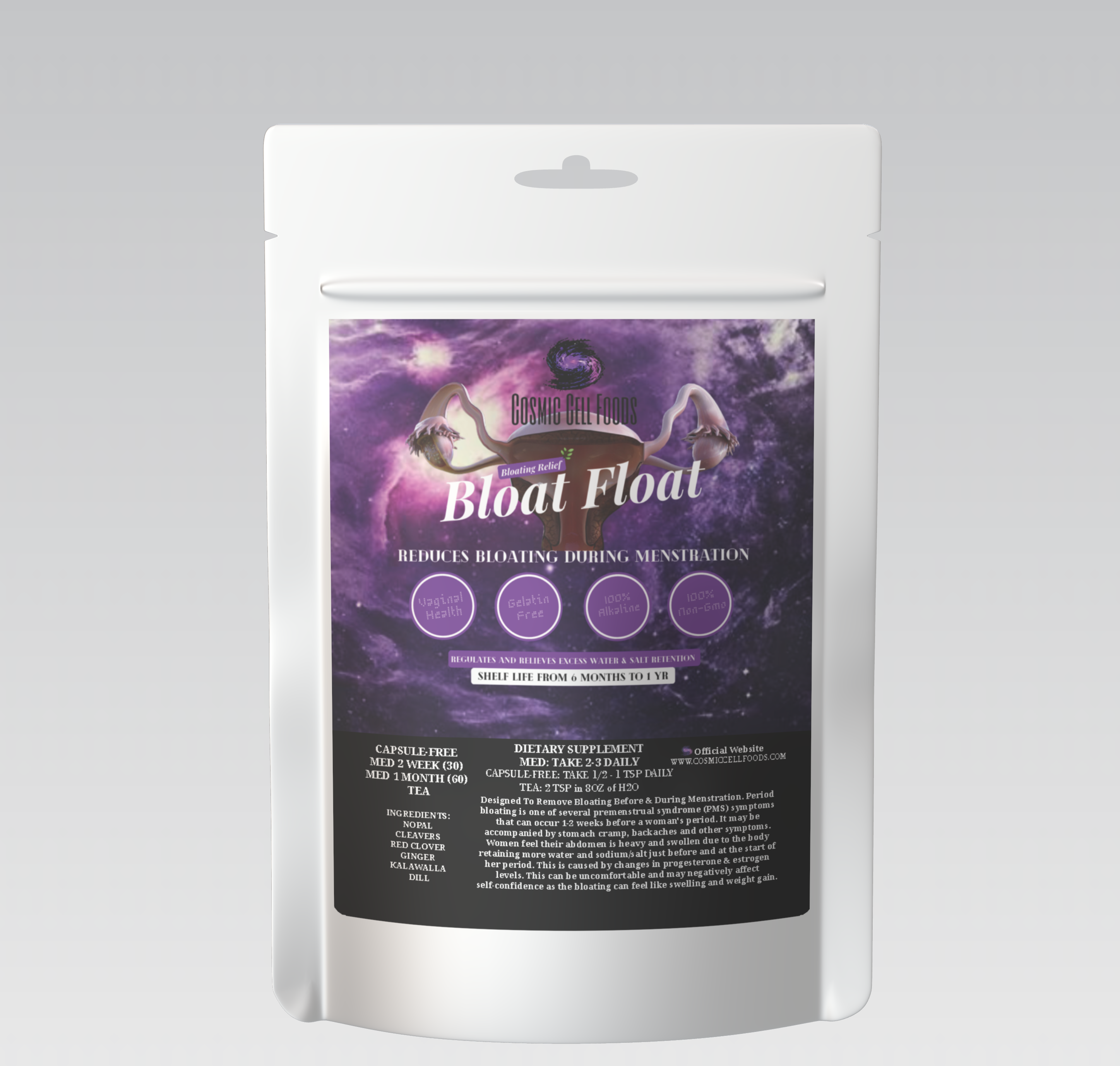 Bloat Float - Designed To Remove Bloating Before & During Menstration - Alkaline Feminine Heaven