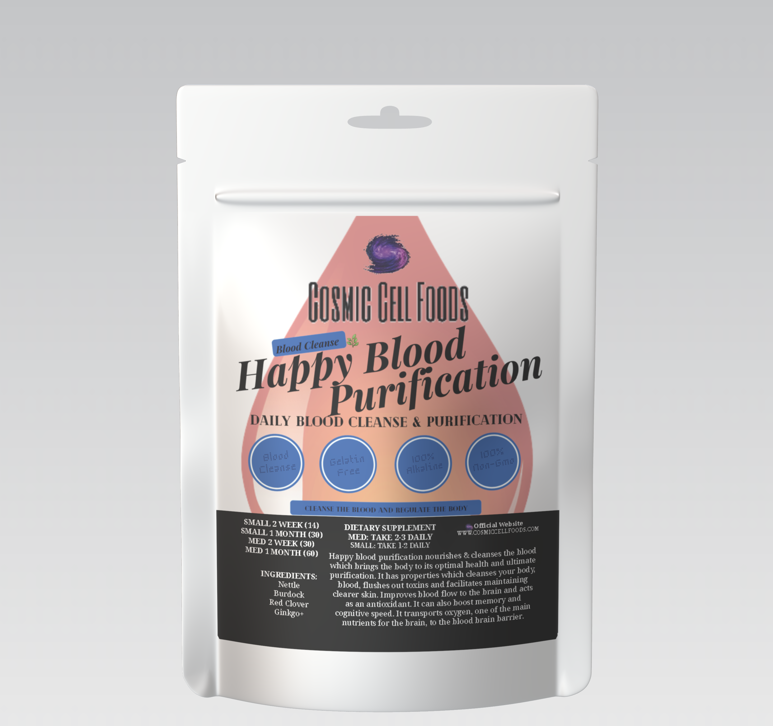 Happy Blood Purification Herbal Capsules - Overall Blood Cleanse
