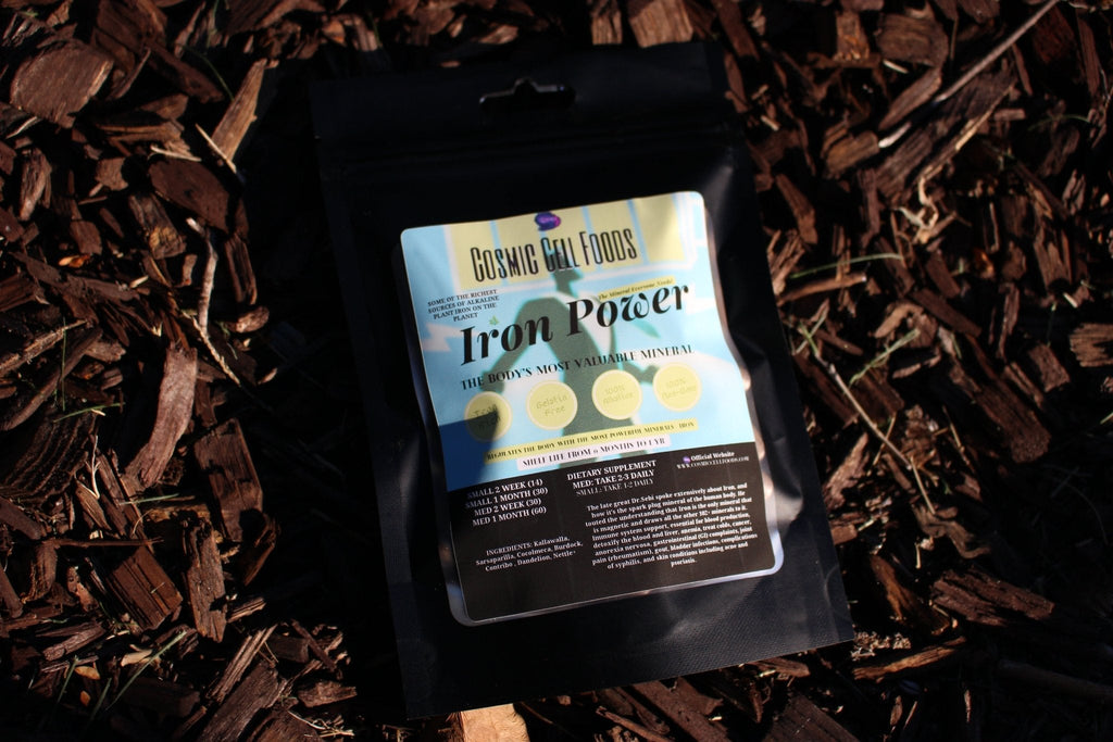 Iron Power Herbal Tablets - One of The Body's Most Important Minerals - The Cosmic Chef