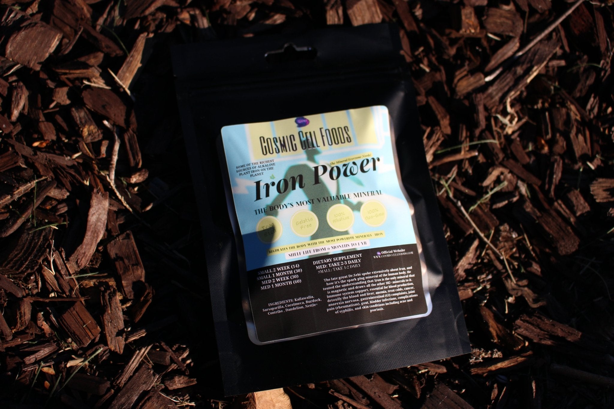 Iron Power Herbal Tablets - One of The Body's Most Important Minerals - The Cosmic Chef